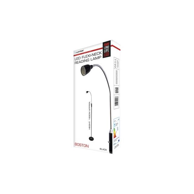 Lloytron 5W Led Boston Reading Flexi-Neck Lamp