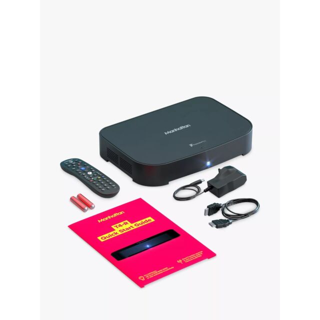 Manhattan T4-R-1TB 4K Freeview Play TV Recorder