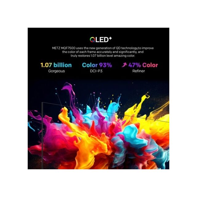 Metz 43MQF7500ZUK 43inch 4K QLED Smart TV- Black