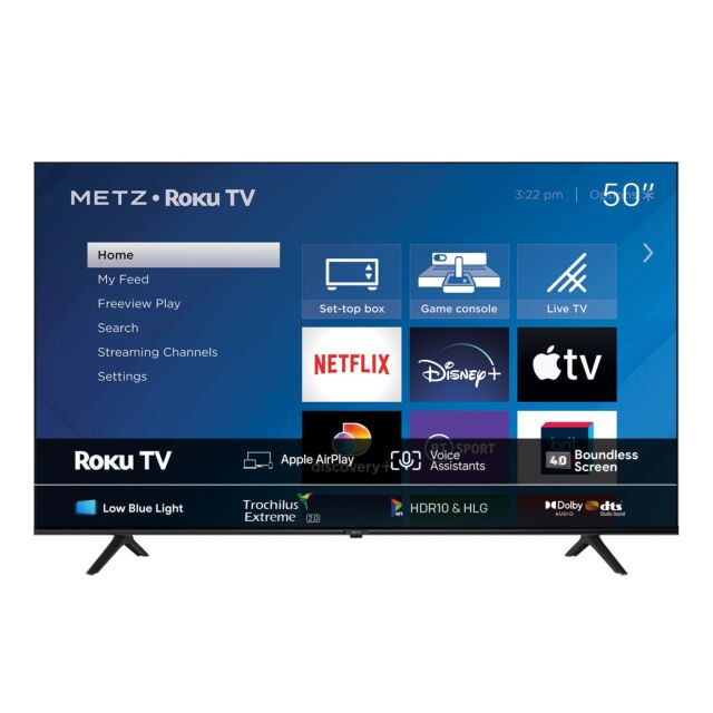 Metz 50MRD6000YUK 50inch DLED UHD Smart TV