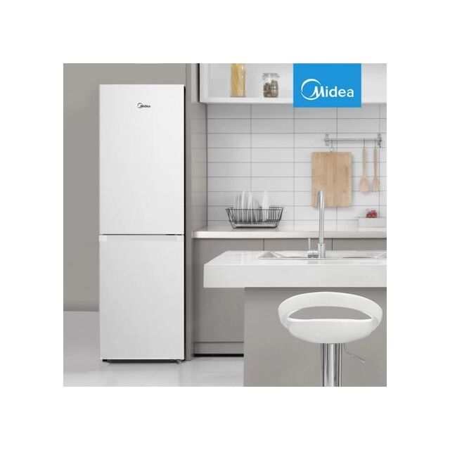 Midea MDRB379FGD01 54.7cm 60/40 Total No Frost Fridge Freezer - White