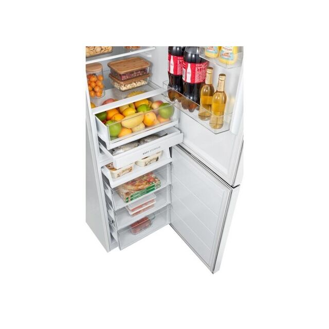 Midea MDRB379FGD01 54.7cm 60/40 Total No Frost Fridge Freezer - White