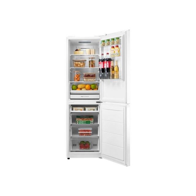 Midea MDRB379FGD01 54.7cm 60/40 Total No Frost Fridge Freezer - White