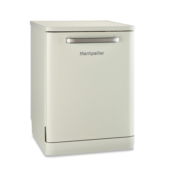 Montpellier MAB1353C Full Size Dishwasher - Cream - 13 Place Settings