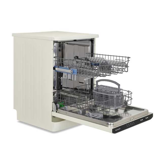 Montpellier MAB1353C Full Size Dishwasher - Cream - 13 Place Settings