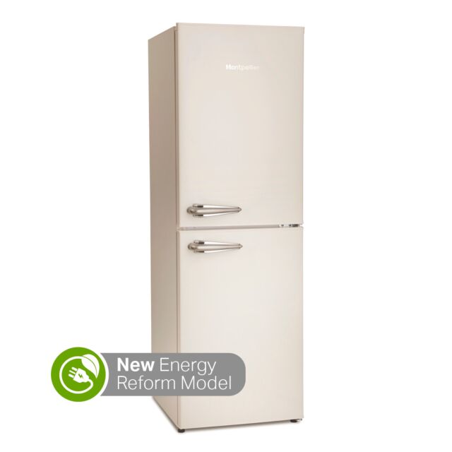 Montpellier MAB145C 148Cm Tall Retro Fridge Freezer