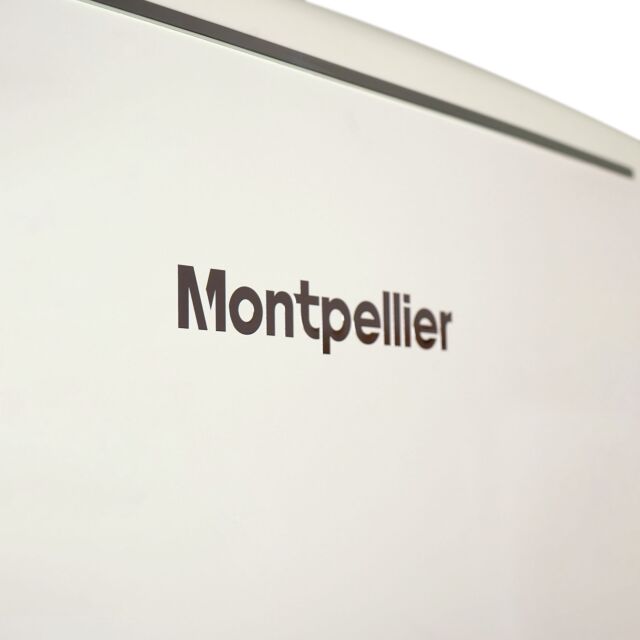Montpellier MAB2035EC 45.3cm Undercounter Retro Fridge Freezer - Cream