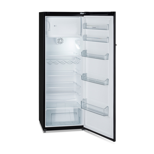 Montpellier MAB341K Retro Fridge with Icebox - Black