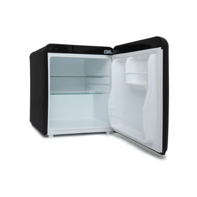 Montpellier MAB55K 46 Ltr Table Top Retro Mini Fridge Black 