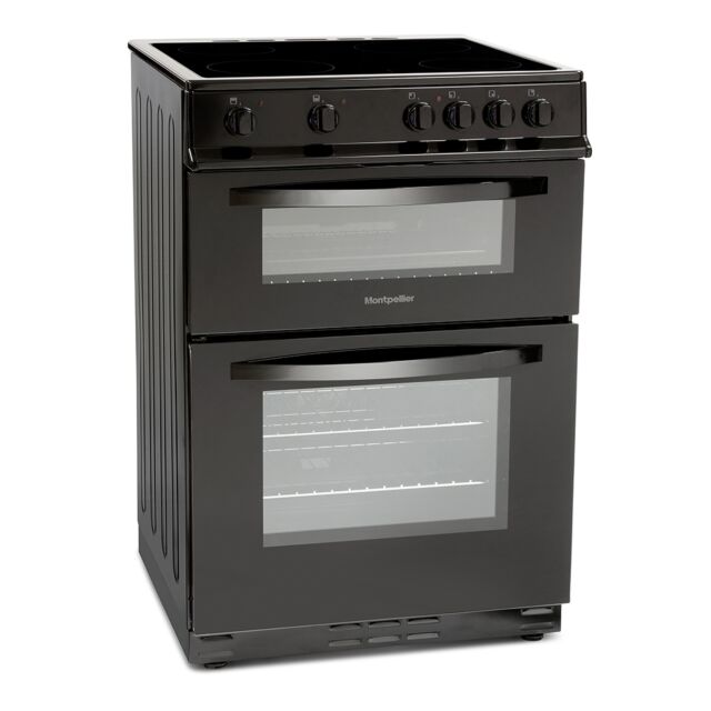 Montpellier MDC600FK 60Cm Ceramic Cooker, Double Oven
