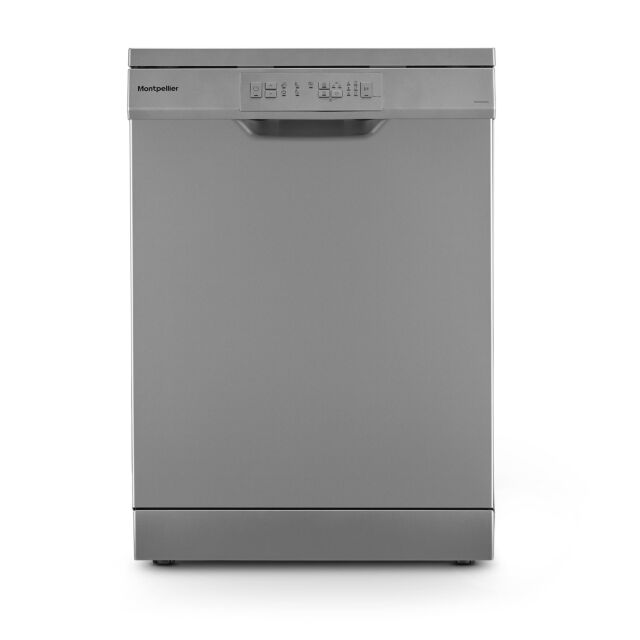Montpellier MDW1354S 60Cm Freestanding Dishwasher In Silver