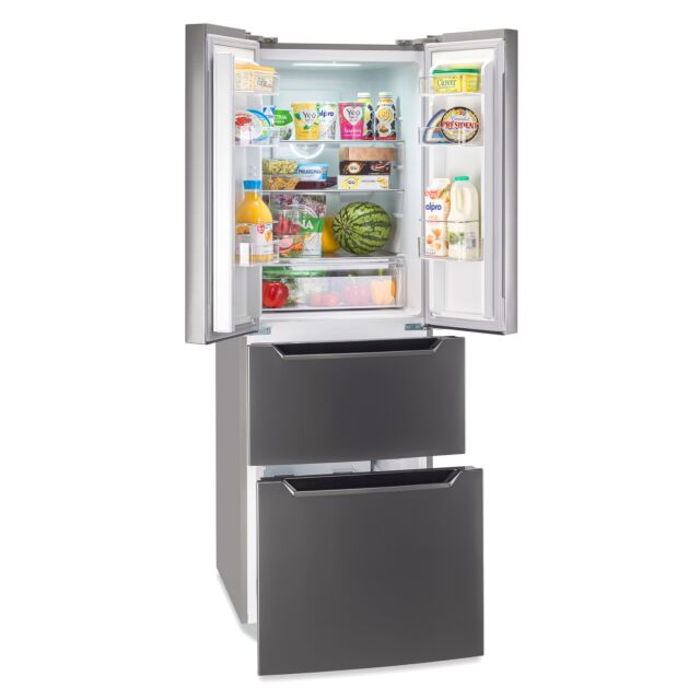Montpellier MFD600X 635Mm Wide French Door Fridge Freezer