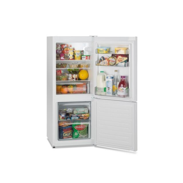 Montpellier MS135W Low Frost Fridge Freezer 136cm Height, 54cm Wide, White
