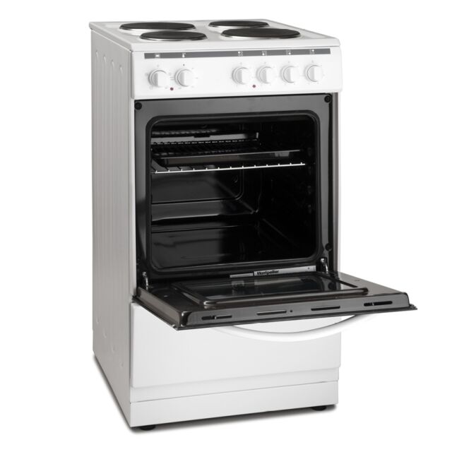Montpellier MSE46W 50Cm Electric Single Freestanding Cooker