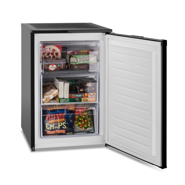 Montpellier MZF54BK 54cm Undercounter Freezer in Black