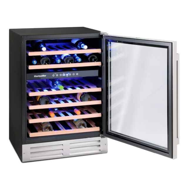 Montpellier WC46X Dual Zone, 46 Wine Bottle Capacity. 