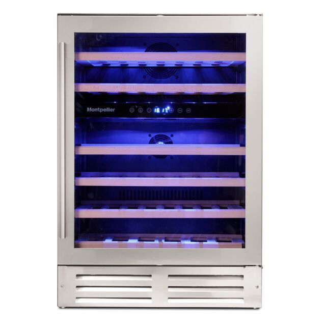 Montpellier WC46X Dual Zone, 46 Wine Bottle Capacity. 