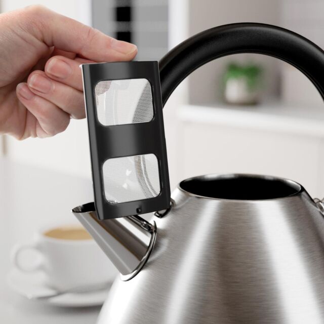 Morphy Richards 100130 1.5 Litres Venture Pyramid Rapid Boil Kettle - Brushed Stainless Steel