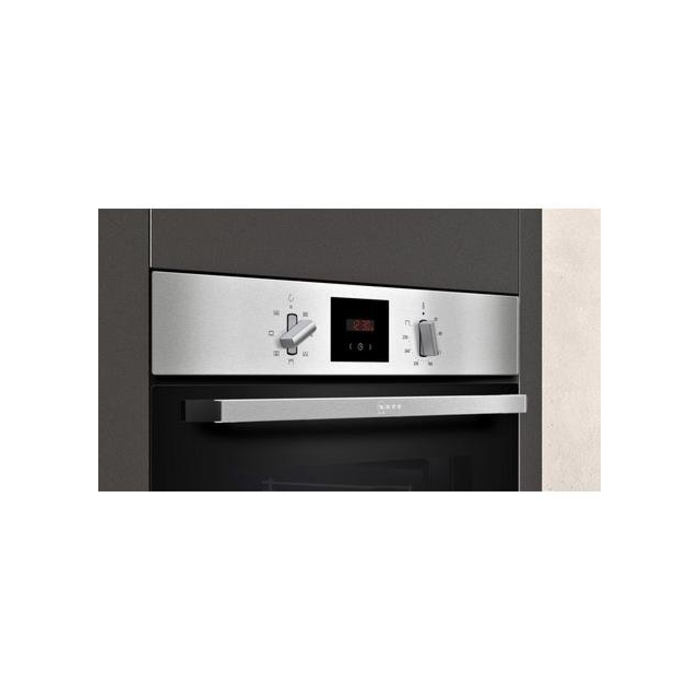 Neff B1GCC0AN0B 56cm Built In Electric Single Oven - Stainless Steel