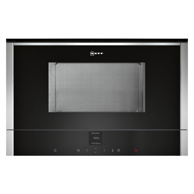 Neff C17WR00N0B Left hand hinged, side opening door Built in Microwave