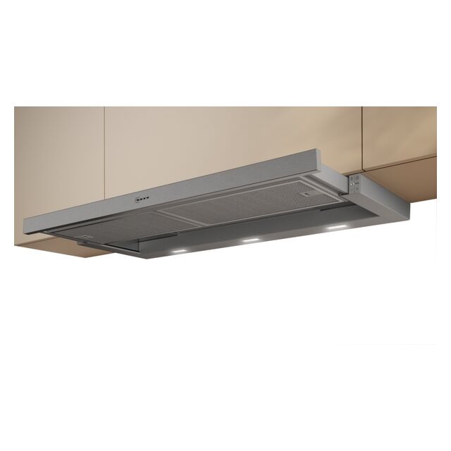 Neff D49ED22N1B 90Cm Wide Telescopic Cooker Hood - Silver