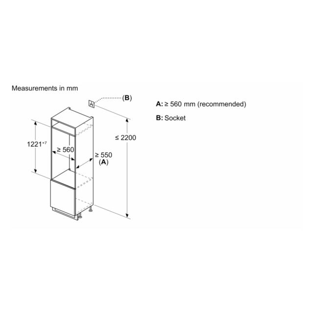 Neff KI1412FE1G N50 Built-In Fridge 122.1 X 54.1 Cm Flat Hinge