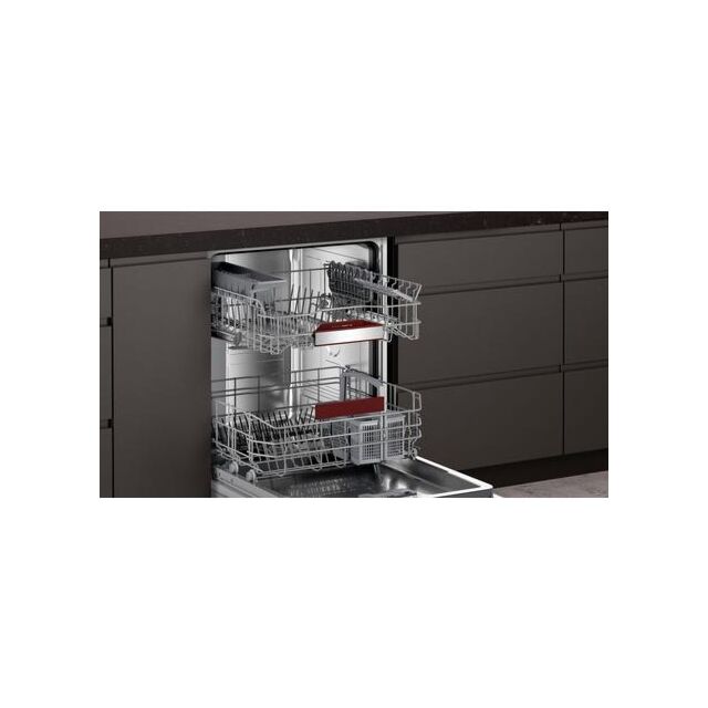 Neff S353HAX02G 13 Place Built In Full Size Dishwasher - Steel