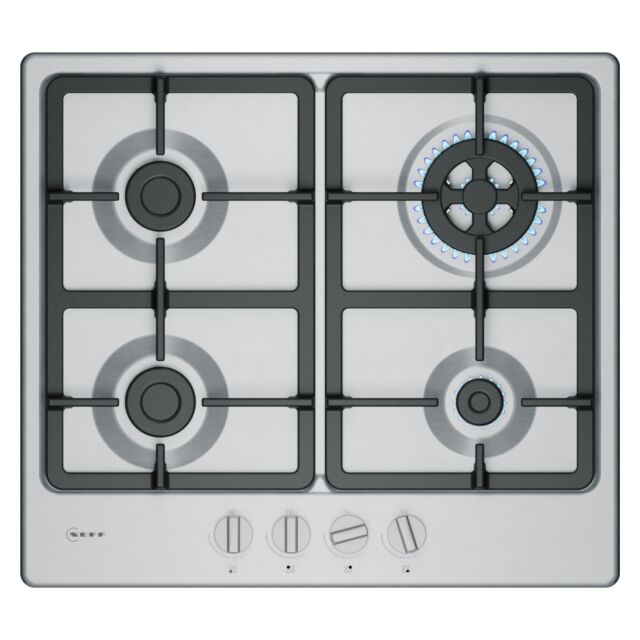 Neff T26GKH8N0 N50 60cm Gas hob with cast iron pan supports