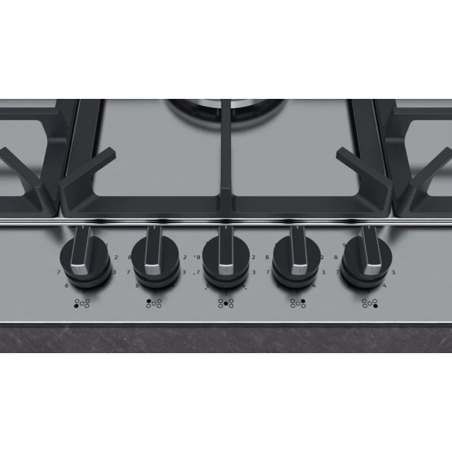 Neff T29DS69N0 N70 90cm Stainless Steel Gas Hob