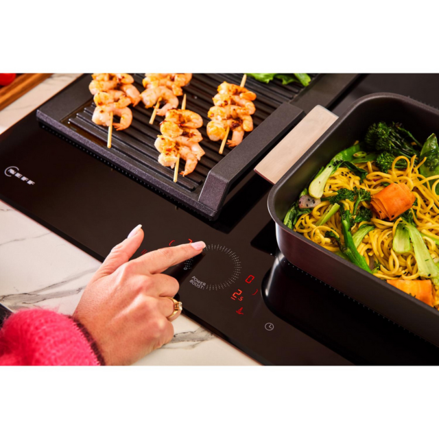 Neff T66FHX4L0 59.2cm Black Induction Hob