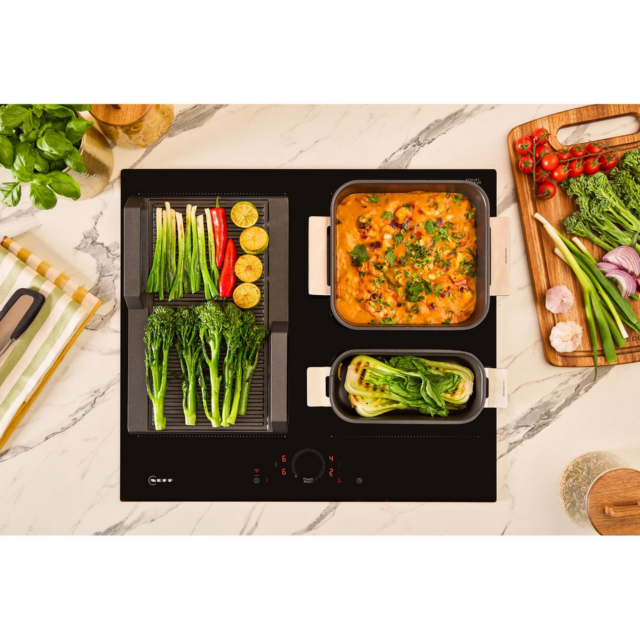 Neff T66FHX4L0 59.2cm Black Induction Hob