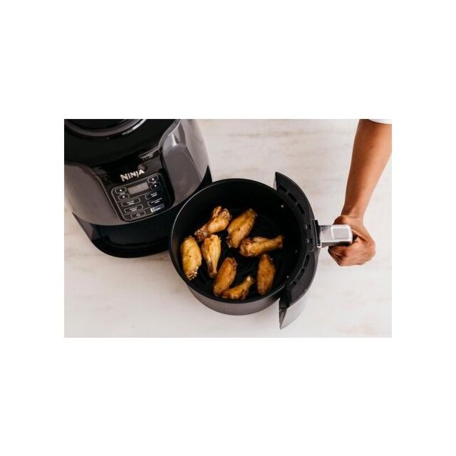 Ninja AF100UK 3.8 Litre Air Fryer - Grey & Dehydrator