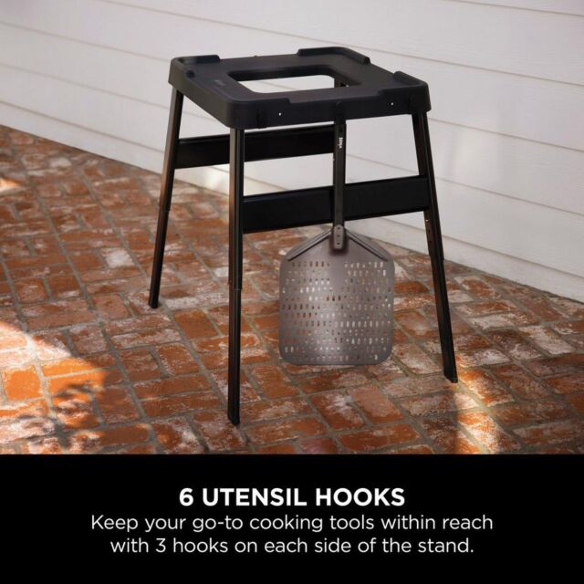 Ninja OO101UKKIT Woodfire Electric Outdoor Oven With Bbq Stand - Terracotta/Steel