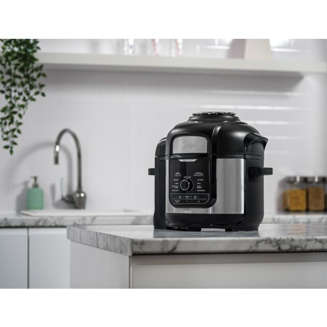 Ninja OP500UK Foodi OP500UK 7.5L 9-in-1 Multi Pressure Cooker and Air Fryer - Black/Stainless Steel