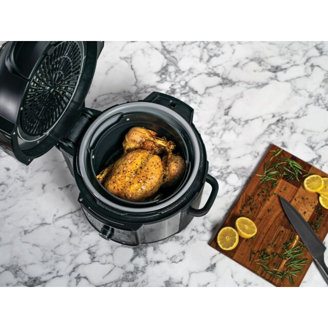 Ninja OP500UK Foodi OP500UK 7.5L 9-in-1 Multi Pressure Cooker and Air Fryer - Black/Stainless Steel