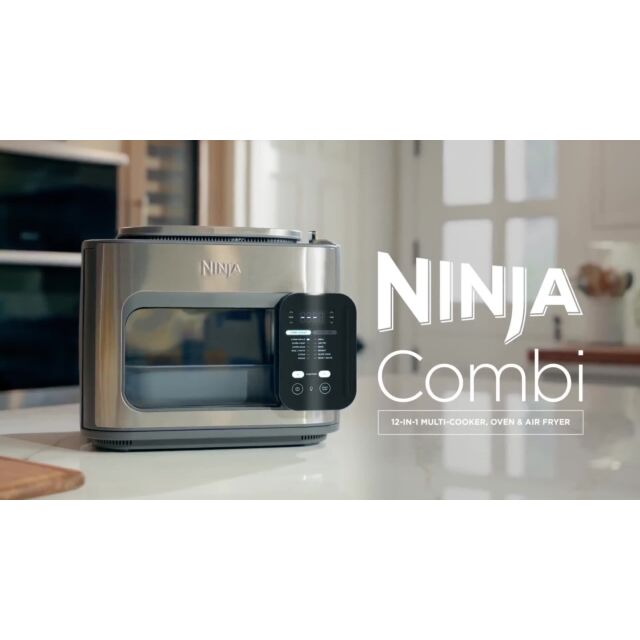 Ninja SFP700UK Combi 12-In-1 Multi-Cooker, Oven & Air Fryer - Grey