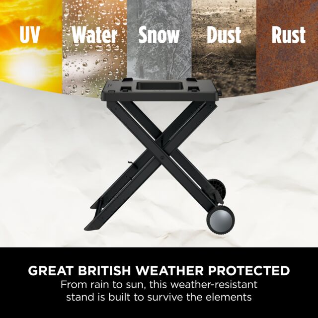 Ninja XSKGRLLSTDEUK Woodfire Electric BBQ Stand - Black