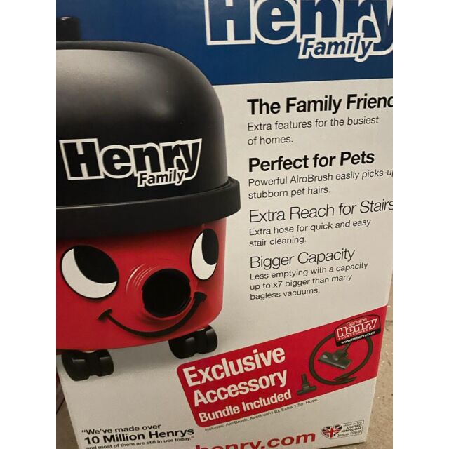 Numatic HVR200F Henry Familyxl 620W Vacuum Cleaner