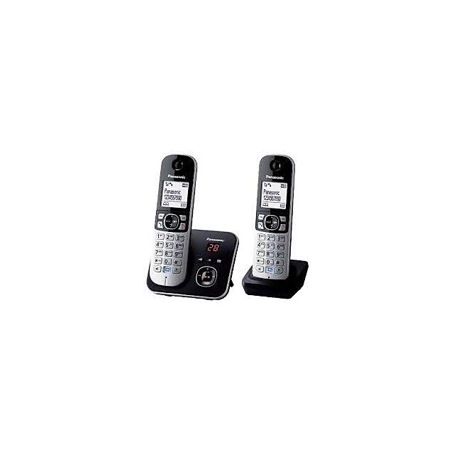 Panasonic KXTG6822EB Twin cordless telephone with answerphone