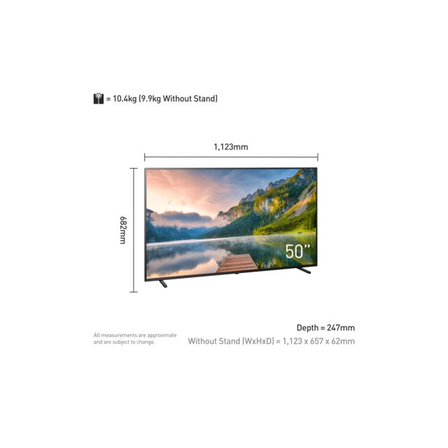 Panasonic TX50JX800B 50” Ultra HD 4K HDR LED Android TV
