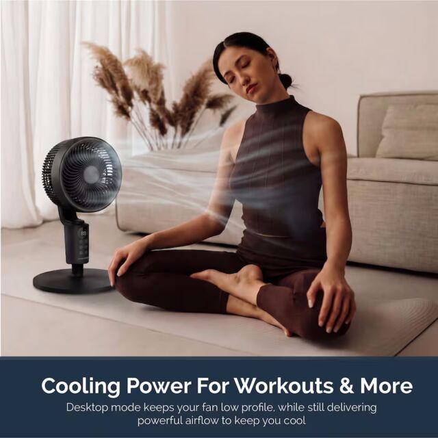 Rediffusion REDAC04BK Air360 Oscillating Adjustable Fan