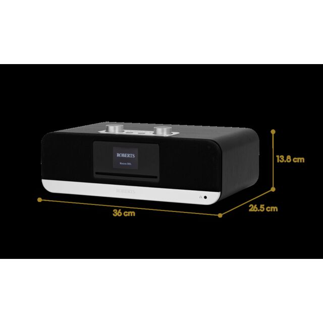 Roberts Radio BLUTUNE300LBK DAB+/FM Bluetooth Radio - Black