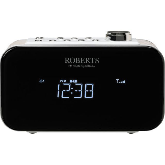 Roberts ORTUS2W DAB/DAB+/FM Alarm Clock Radio - White