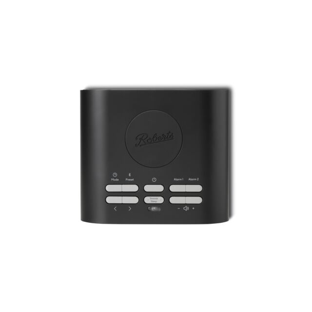 Roberts Radio ORTUSCHARGEBK Wireless Alarm Clock - Black