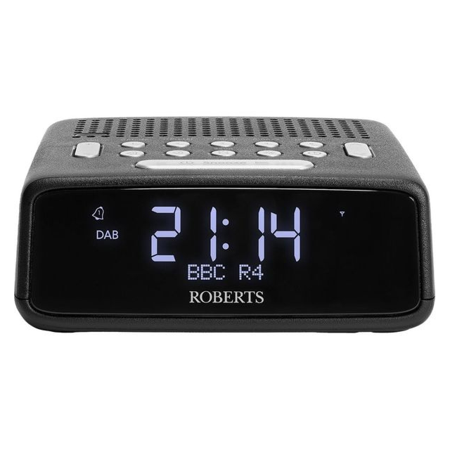 Roberts Radio ORTUSDABBK DAB+/FM Clock Radio - Black