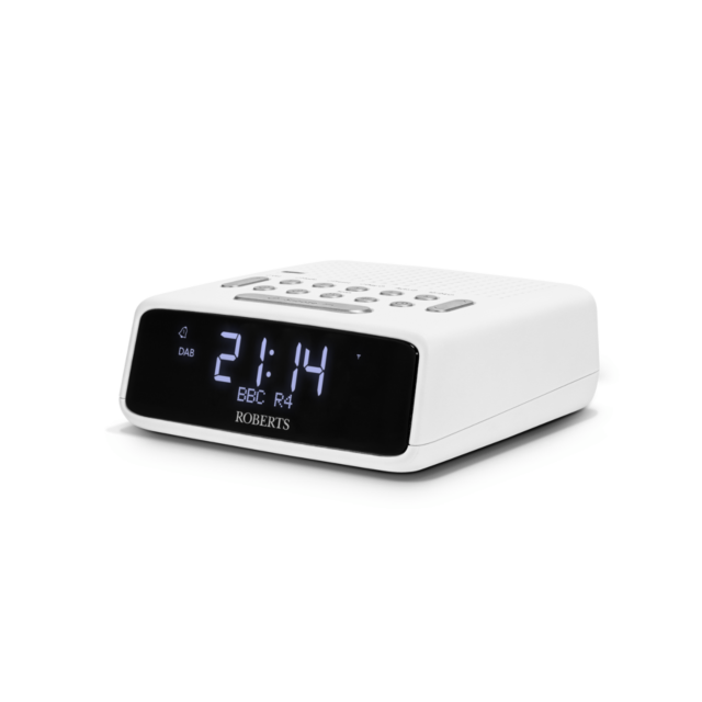 Roberts ORTUSDABW DAB/DAB+/FM RDS Clock Radio - White