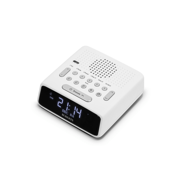 Roberts ORTUSDABW DAB/DAB+/FM RDS Clock Radio - White