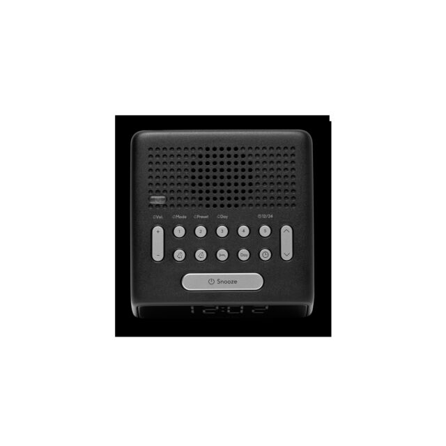 Roberts ORTUSFMBK Fm/Mw Alarm Clock Radio In Black