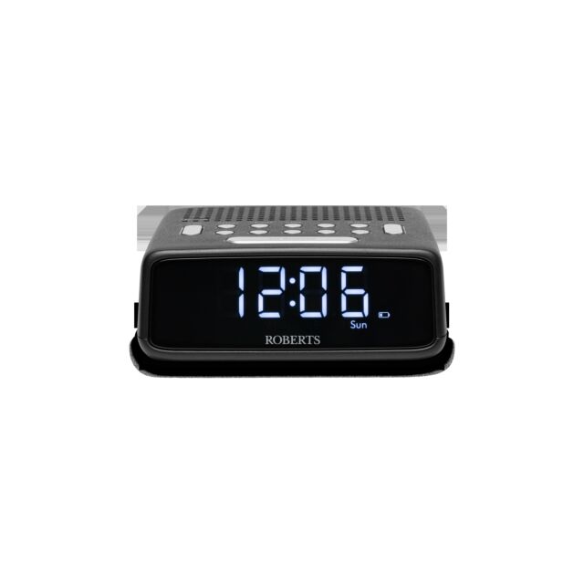 Roberts ORTUSFMBK Fm/Mw Alarm Clock Radio In Black