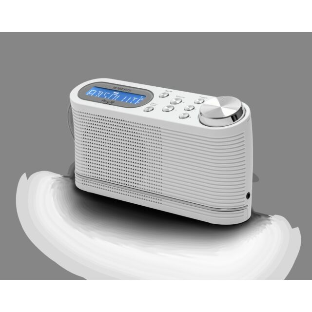 Roberts Radio PLAY10W DAB+/DAB/FM RDS Radio - White